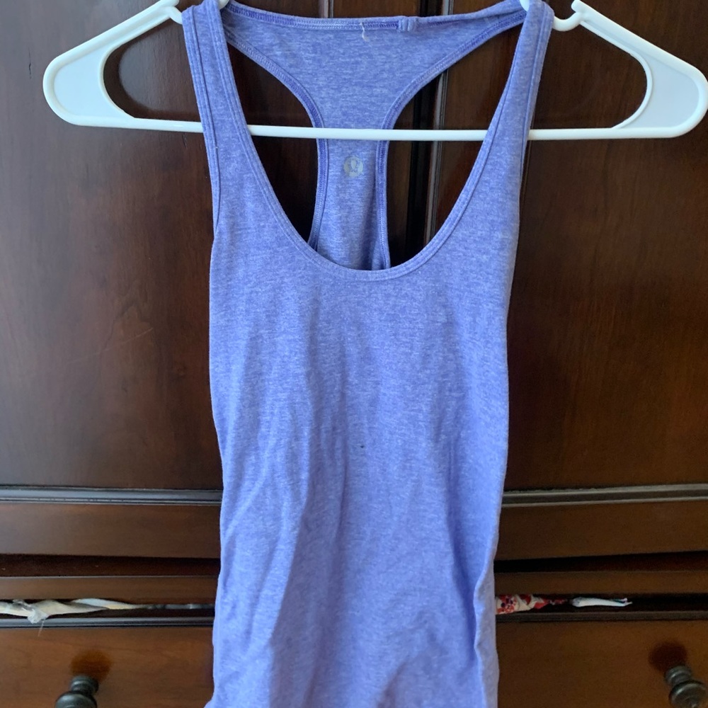 Blue lululemon top